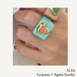 ANILLO TURQUESA N 56/20 SANDIA
