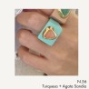 ANILLO TURQUESA N 56/20 SANDIA