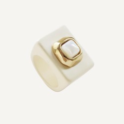 ANILLO CREMA N 7/8 NOVIA