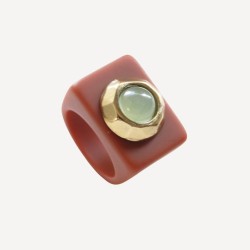 ANILLO TEJA N 69/22 AVENTURINA