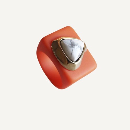 ANILLO NARANJA N 120/22 MARMOL