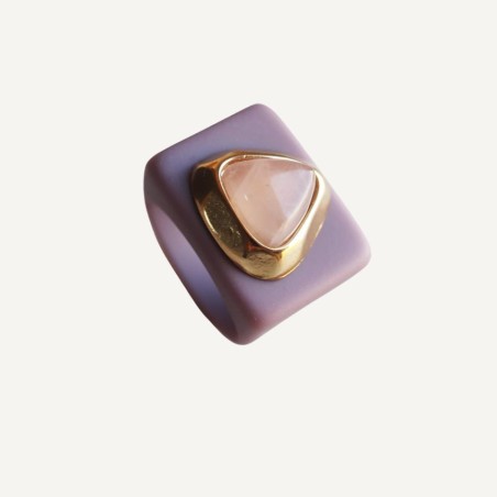 ANILLO MORA N 99/08 CUARZO ROSA