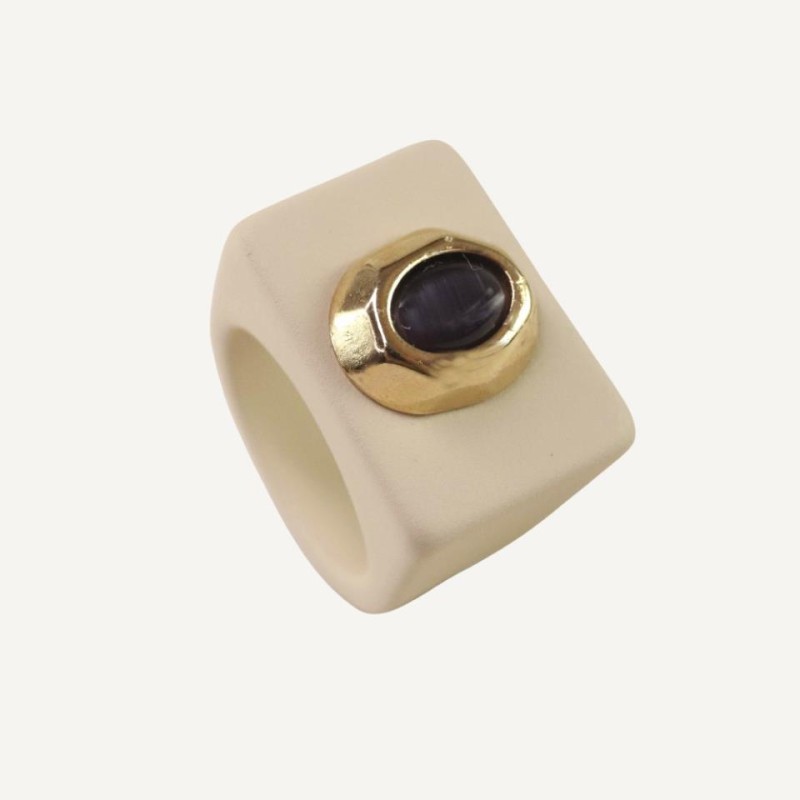 ANILLO CREMA N 154/16 OG LILA OV