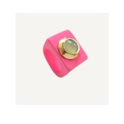 ANILLO FUCSIA FLUOR N 137/11 AVENTURINA