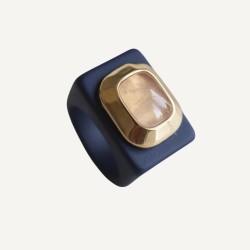 ANILLO MARINO N  146/20 CUARZO ROSA RECT