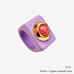 ANILLO MALVA N 22/11 ROJO 