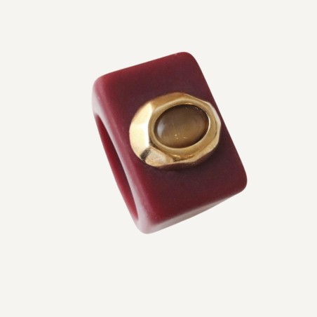 ANILLO BURDEOS N 169/14 OG MIEL