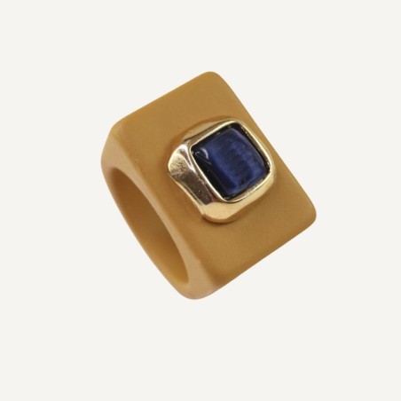 ANILLO MOSTAZA N 157/18 OG AZUL 